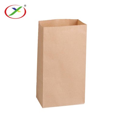 Cheap Price Custom Color Printed Logo Brown Restaurant Takeaway Fast Food Oil-proof Kraft Paper Bag