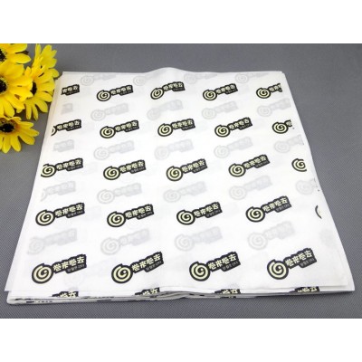 New Waterproof Craft Color Print Gift Wrap Fast Food Sandwich Products Wrapping Kraft Paper